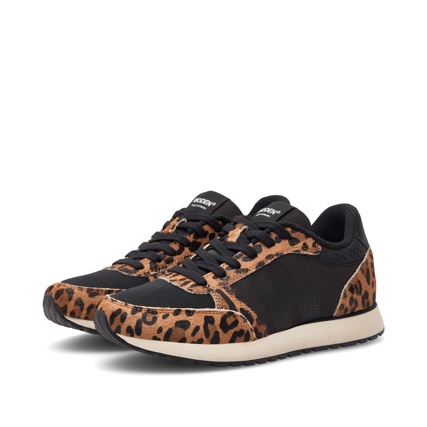 WODEN Ronja Cowhair Sneakers 356 Leopard/Black