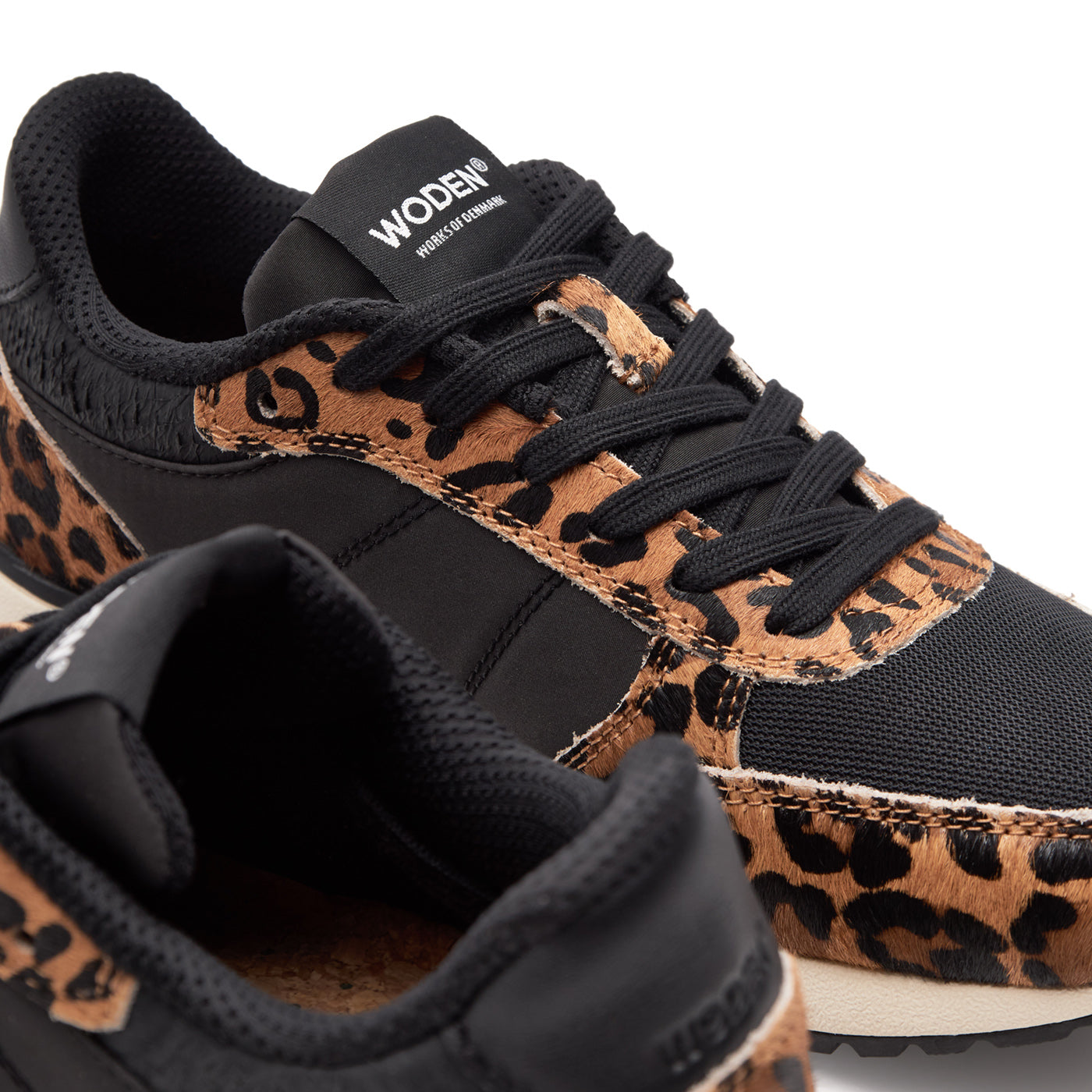 WODEN Ronja Cowhair Sneakers 356 Leopard/Black