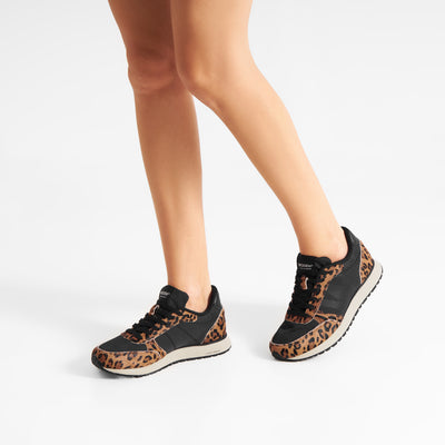 WODEN Ronja Cowhair Sneakers 356 Leopard/Black