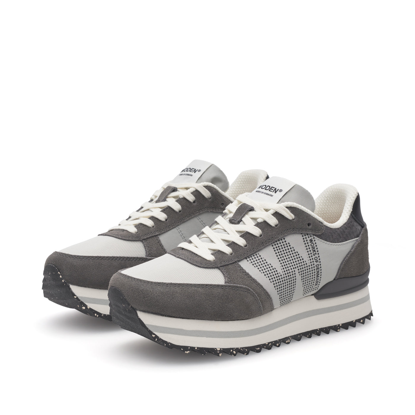 WODEN Ronja Plateau Plateau 268 Dark Grey Multi