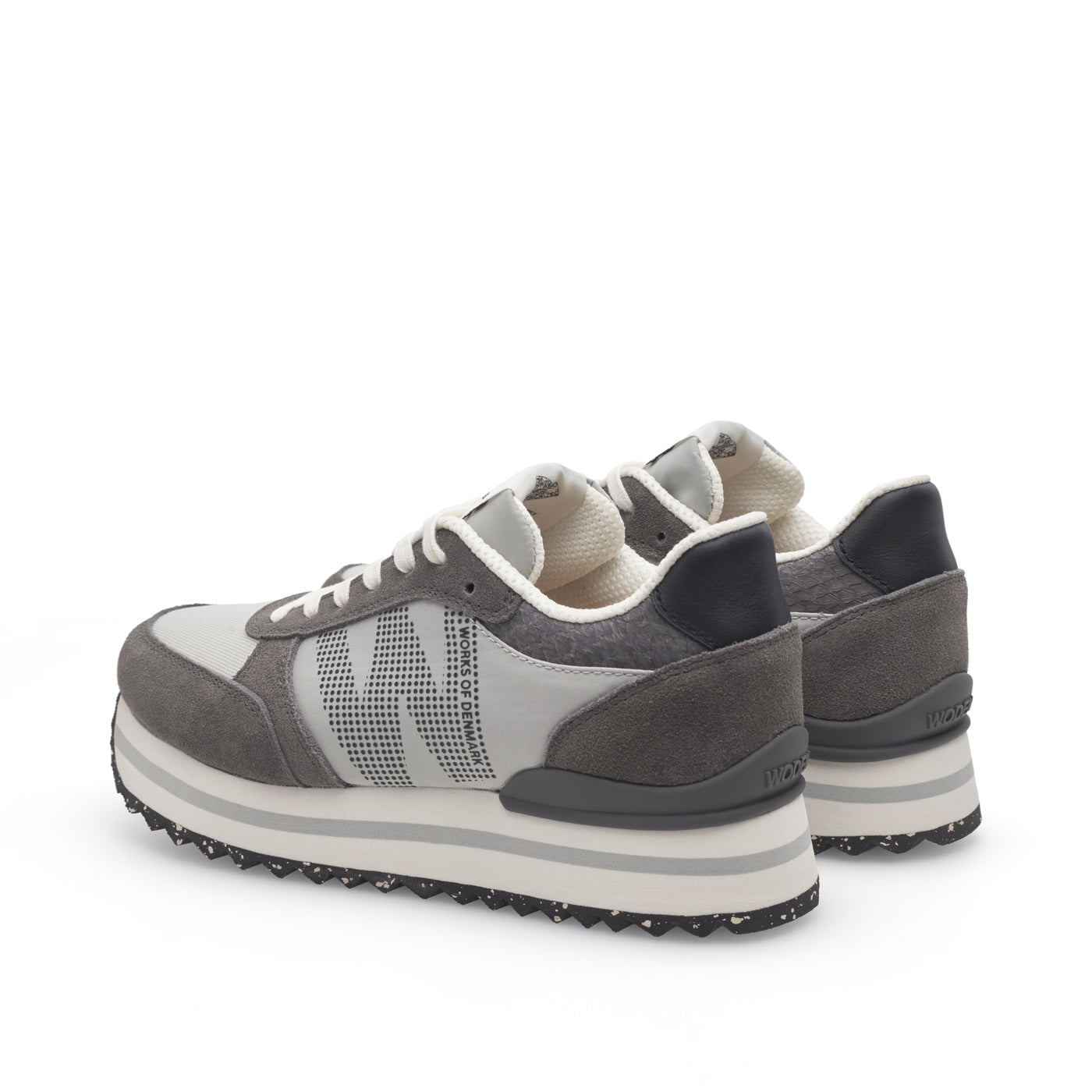 WODEN Ronja Plateau Plateau 268 Dark Grey Multi
