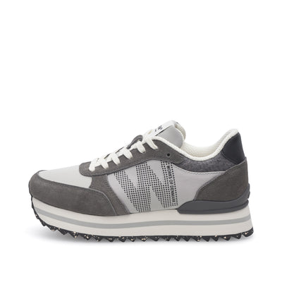 WODEN Ronja Plateau Plateau 268 Dark Grey Multi