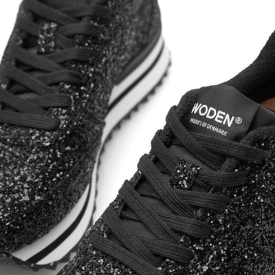 WODEN Ronja Plateau Glitter Plateau 020 Black