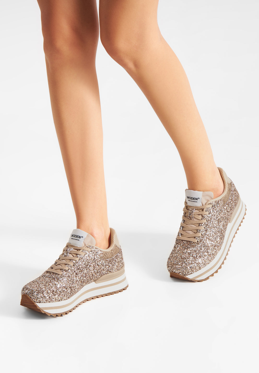 Ronja Plateau Glitter - Multi – woden.com