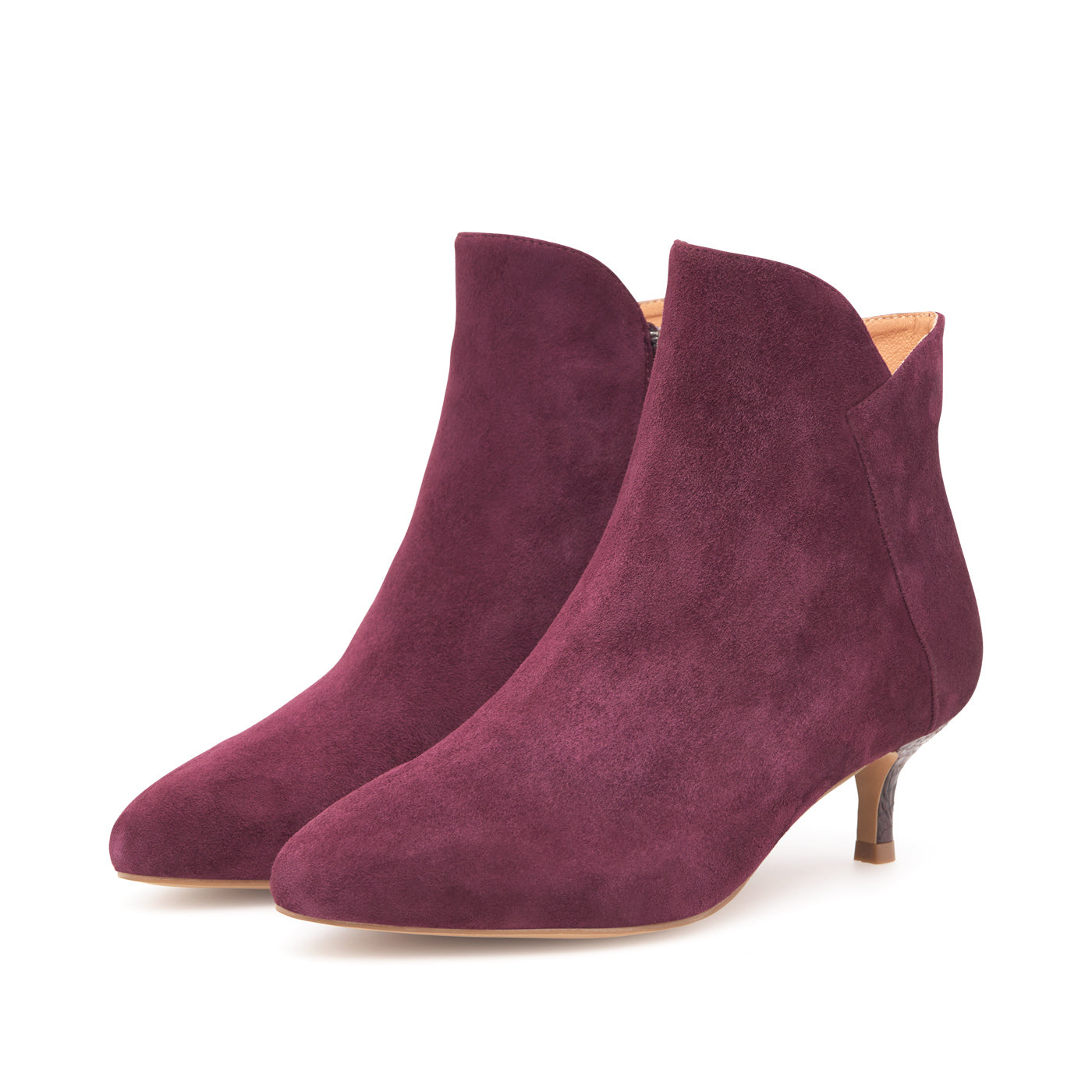 WODEN STB WOMENS Saga Zip S Heels 248 Cherry