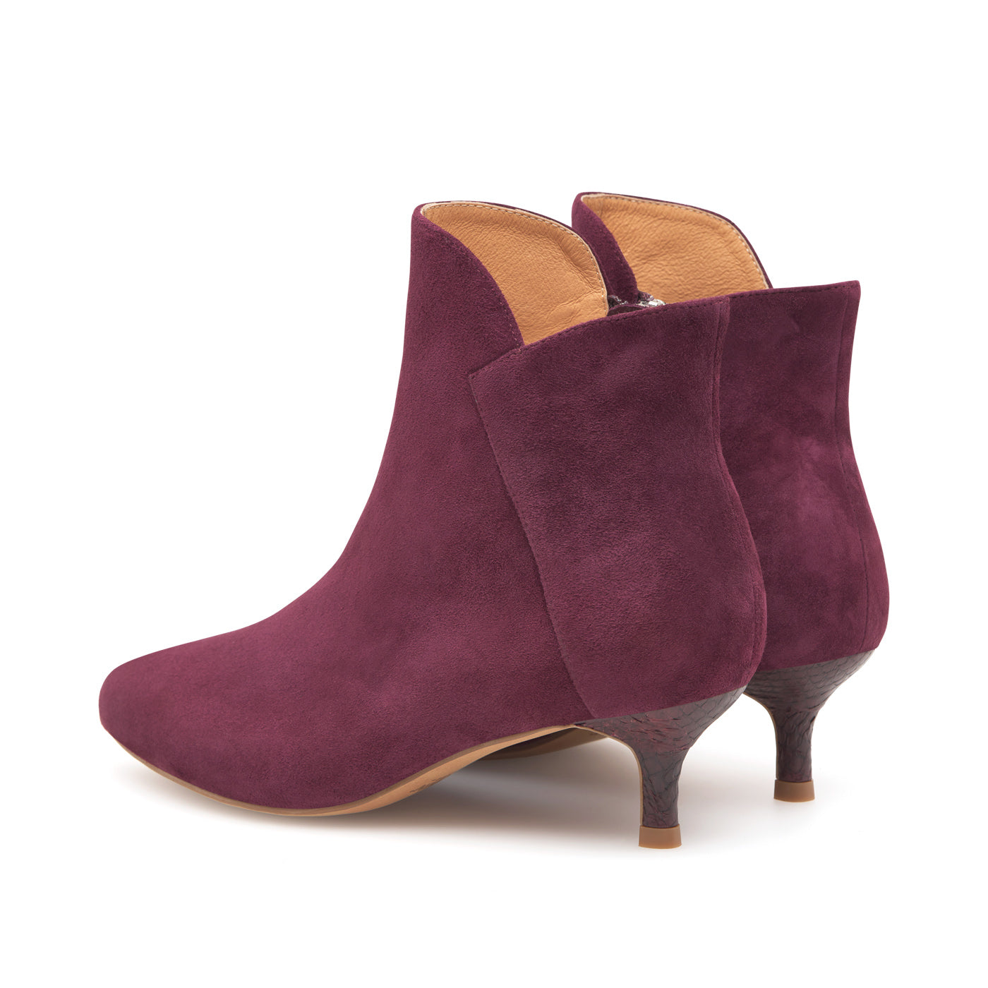 WODEN STB WOMENS Saga Zip S Heels 248 Cherry