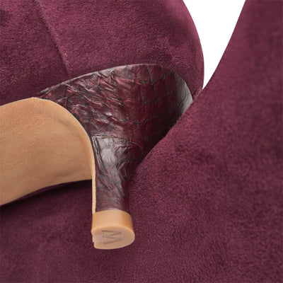 WODEN STB WOMENS Saga Zip S Heels 248 Cherry