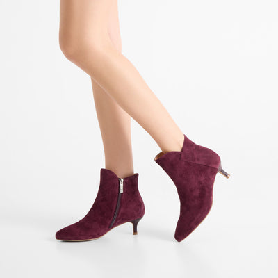 WODEN STB WOMENS Saga Zip S Heels 248 Cherry