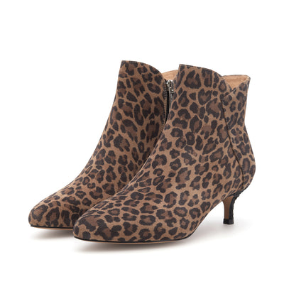WODEN STB WOMENS Saga Zip S Heels 327 Leopard