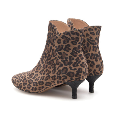 WODEN STB WOMENS Saga Zip S Heels 327 Leopard