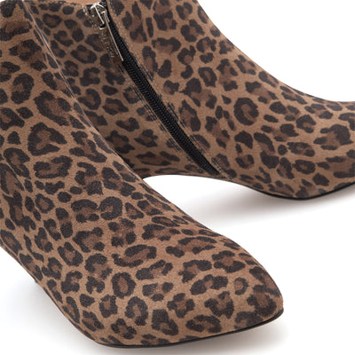 WODEN STB WOMENS Saga Zip S Heels 327 Leopard