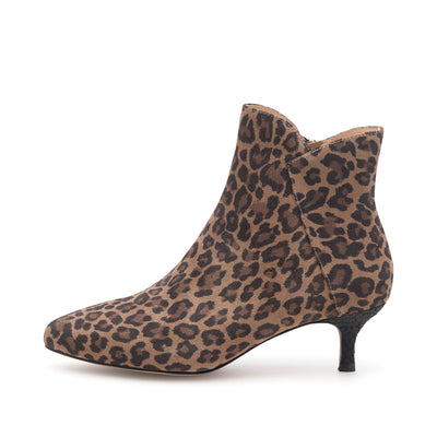 WODEN STB WOMENS Saga Zip S Heels 327 Leopard