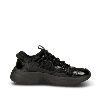WODEN Sif Patent Sneakers 020 Black