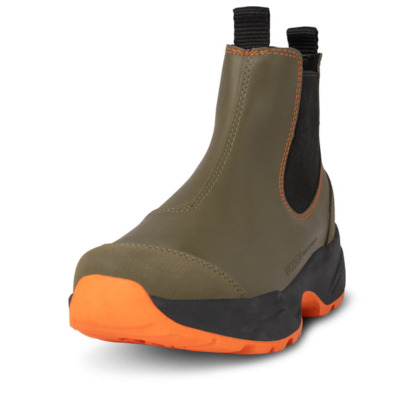 WODEN Siri Waterproof Rubber Boots 295 Dark Olive