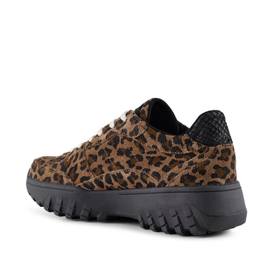 WODEN Trine Suede Print Sneakers 327 Leopard