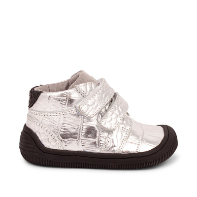 WODEN KIDS Tristan Croco Shiny Prewalker 039 Silver