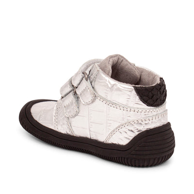 WODEN KIDS Tristan Croco Shiny Prewalker 039 Silver