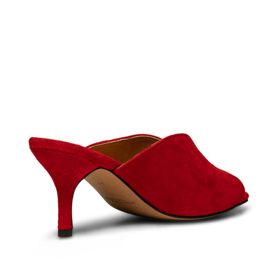 WODEN Valentine sandal suede Heel Sandals 123 Fire Red