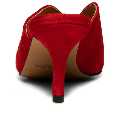 WODEN Valentine sandal suede Heel Sandals 123 Fire Red