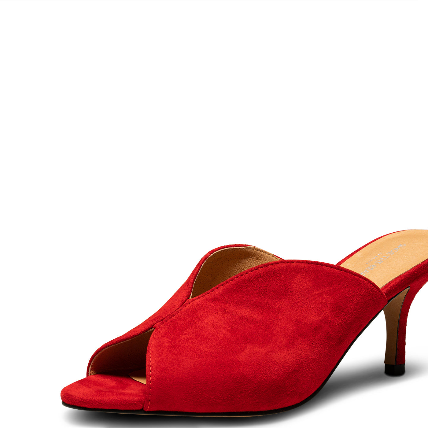 WODEN Valentine sandal suede Heel Sandals 123 Fire Red