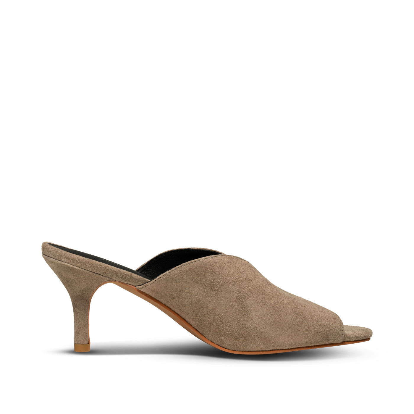 WODEN Valentine sandal suede Heel Sandals 160 TAUPE
