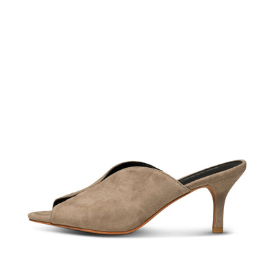 WODEN Valentine sandal suede Heel Sandals 160 TAUPE