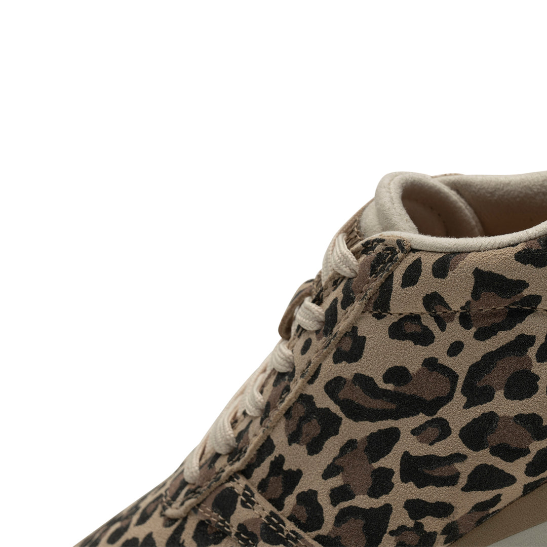 Cheetah print wedge shops sneakers