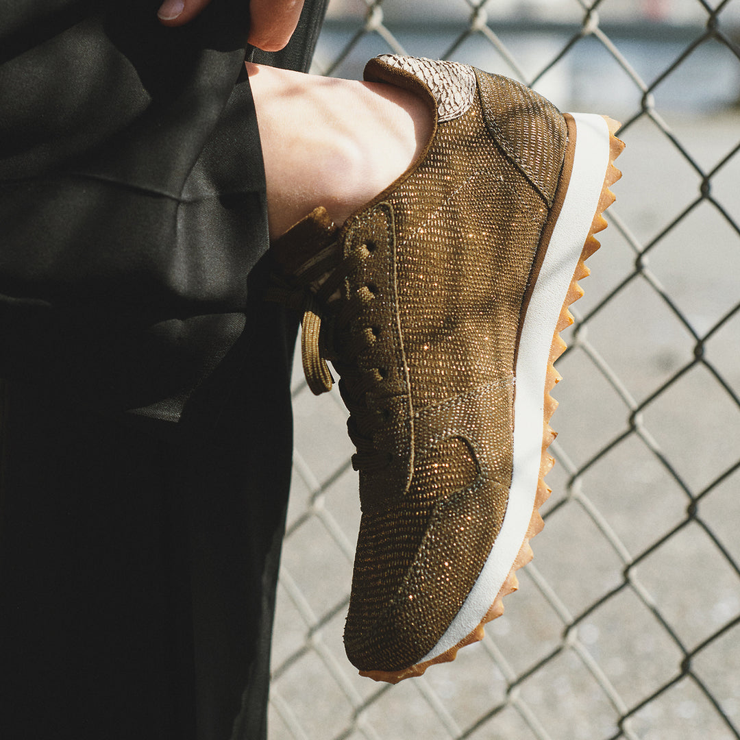 Ydun Pearl II - Dark Olive – woden.com