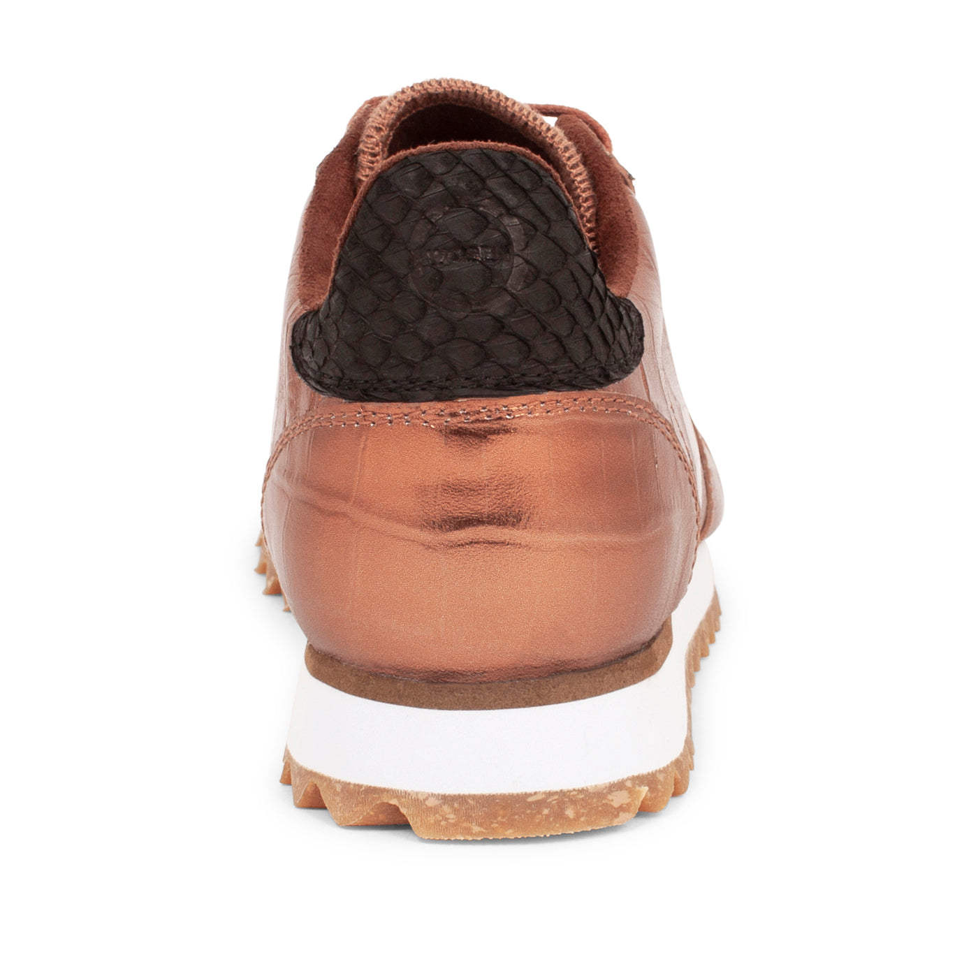 WODEN Ydun Shiny Leather Sneakers 002 Burnished Copper