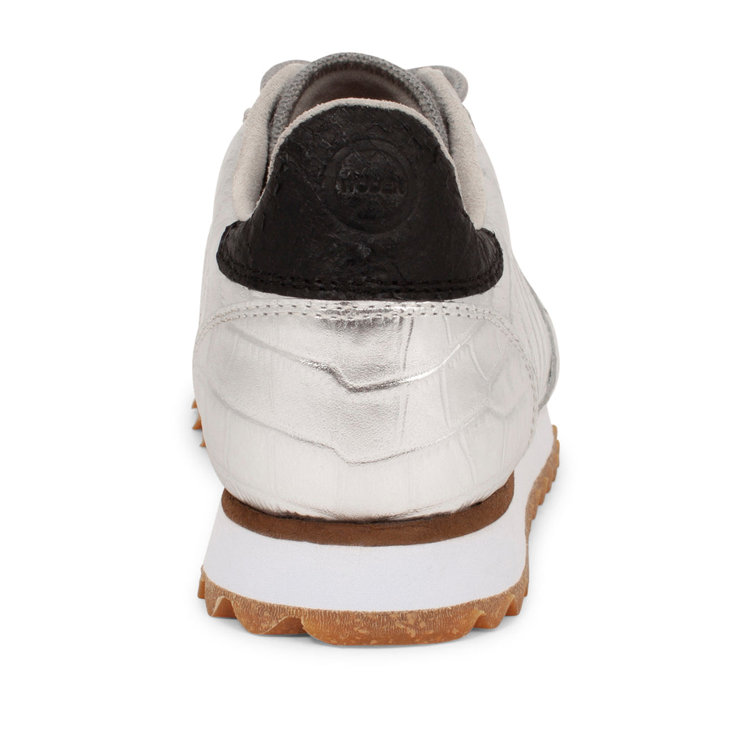 Ydun Shiny Leather - Silver – woden.com