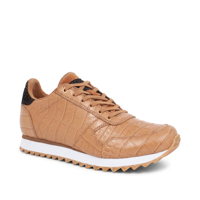 WODEN Ydun Shiny Leather Sneakers 092 Cognac