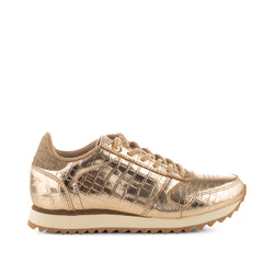 WODEN Ydun Shiny Leather Sneakers 400 Champagne