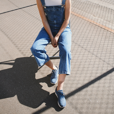 WODEN Ydun Suede Mesh II Sneakers 773 Vintage Blue