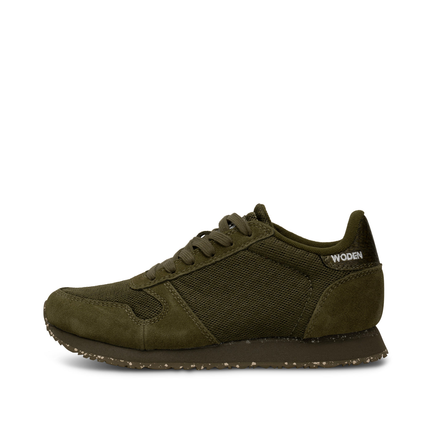 WODEN Ydun Suede Mesh II Sneakers 962 Dark Olive/Dark Olive