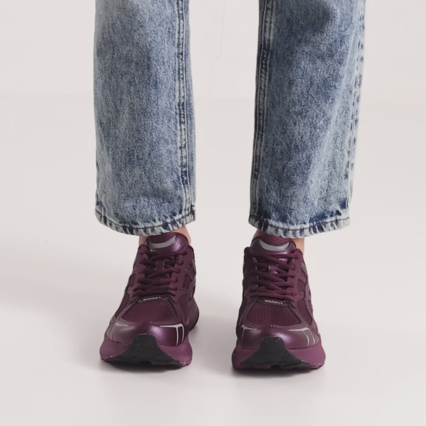 WODEN Freja Runner Sneakers 248 Cherry