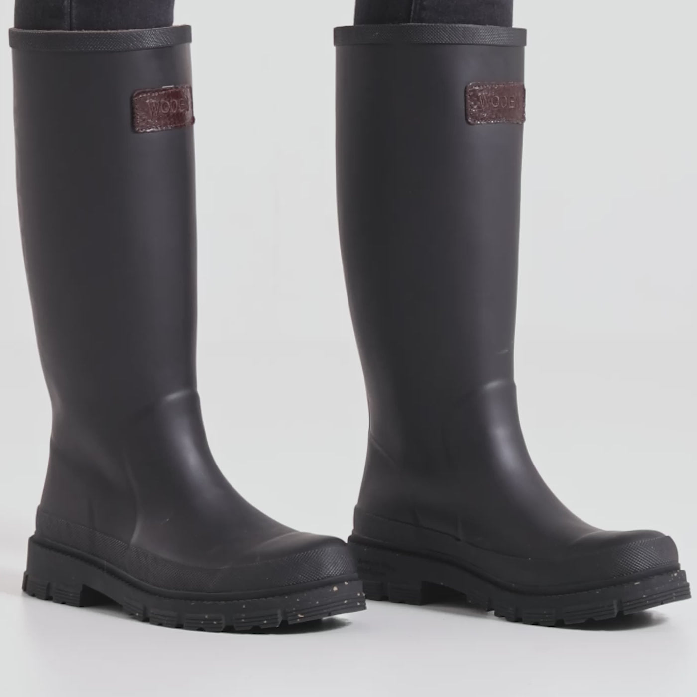 WODEN Le Waterproof Rubber Boots 020 Black