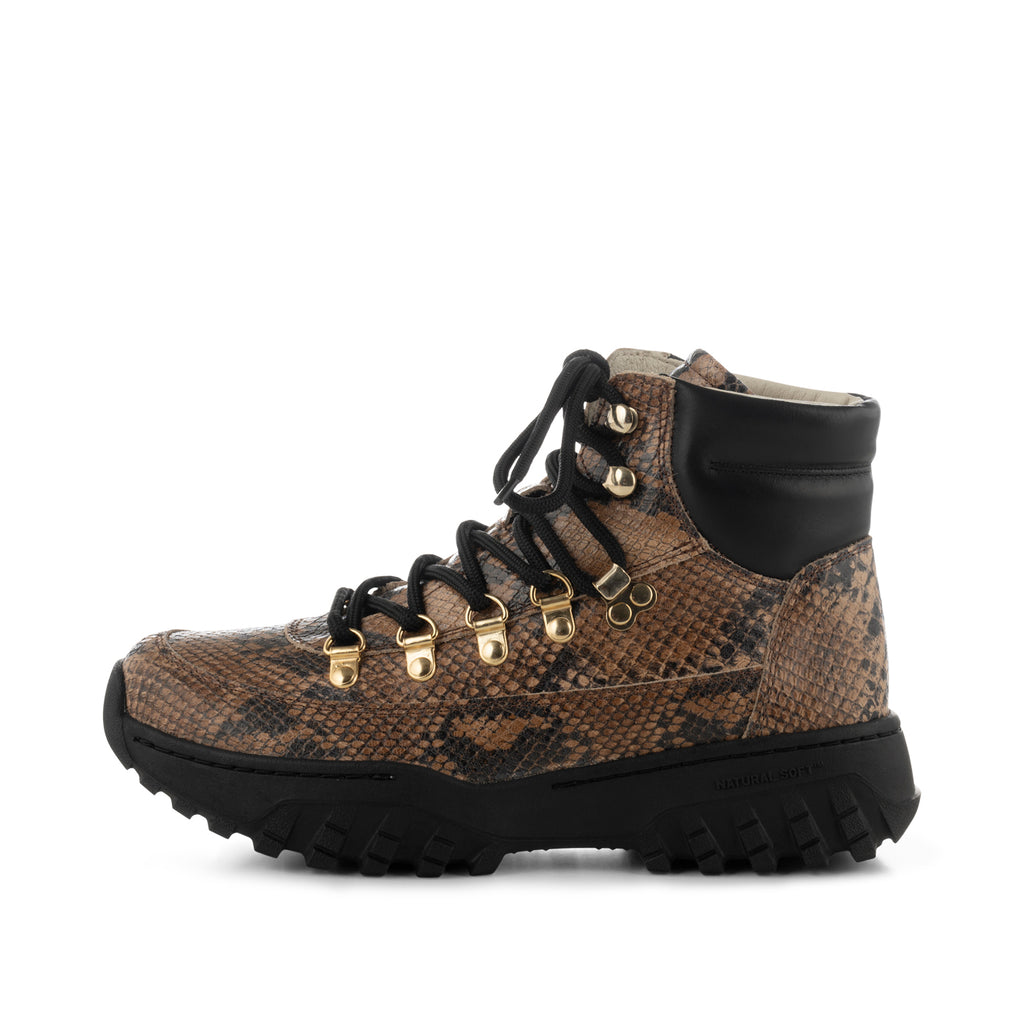 Iris Track Snake Brown Snake Boots Buy online today