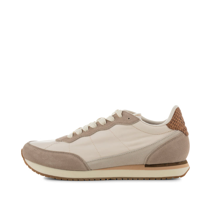 Jansen retro sneaker textile Taupe